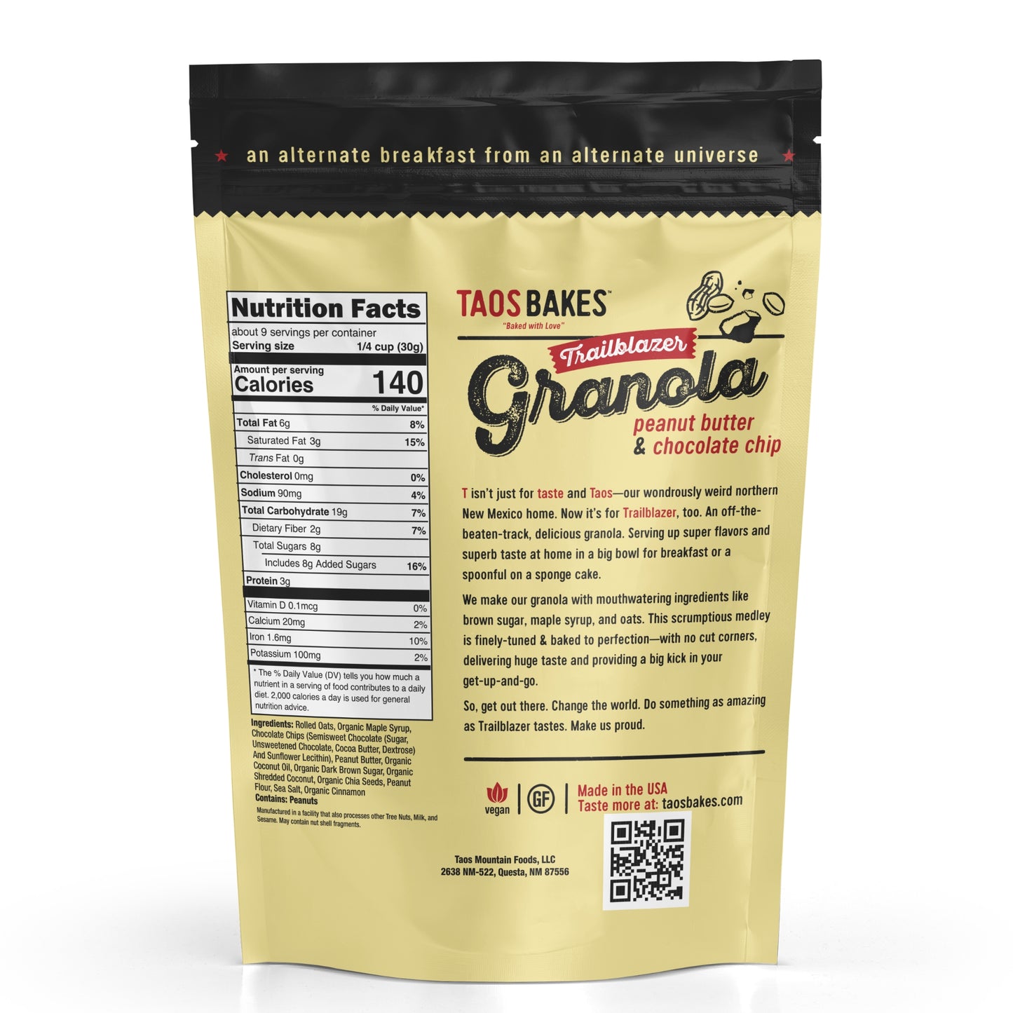 Trailblazer Granola - Peanut Butter & Chocolate Chip