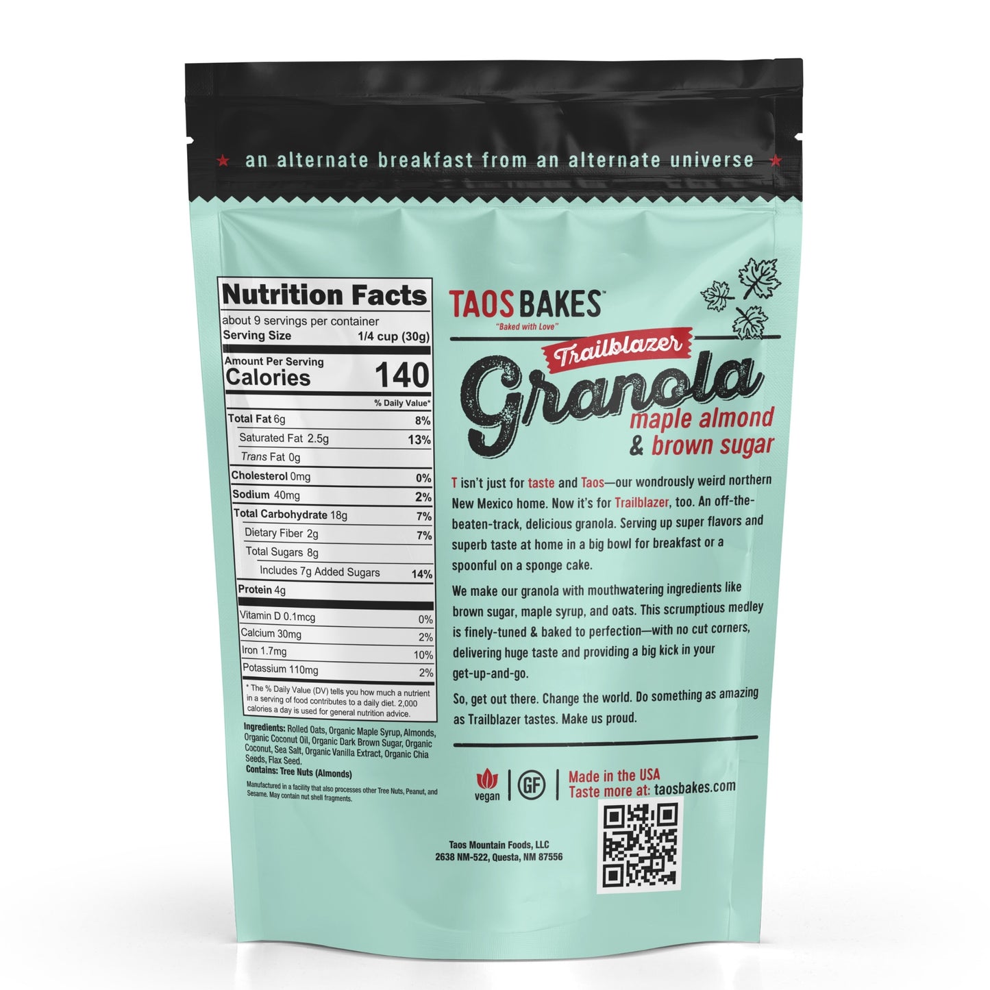 Trailblazer Granola - Maple Almond & Brown Sugar