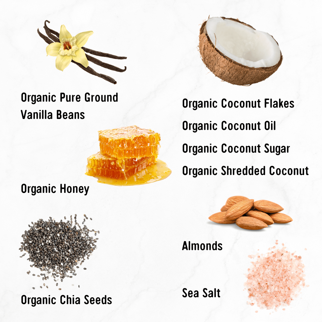 TOASTED COCONUT + VANILLA BEAN