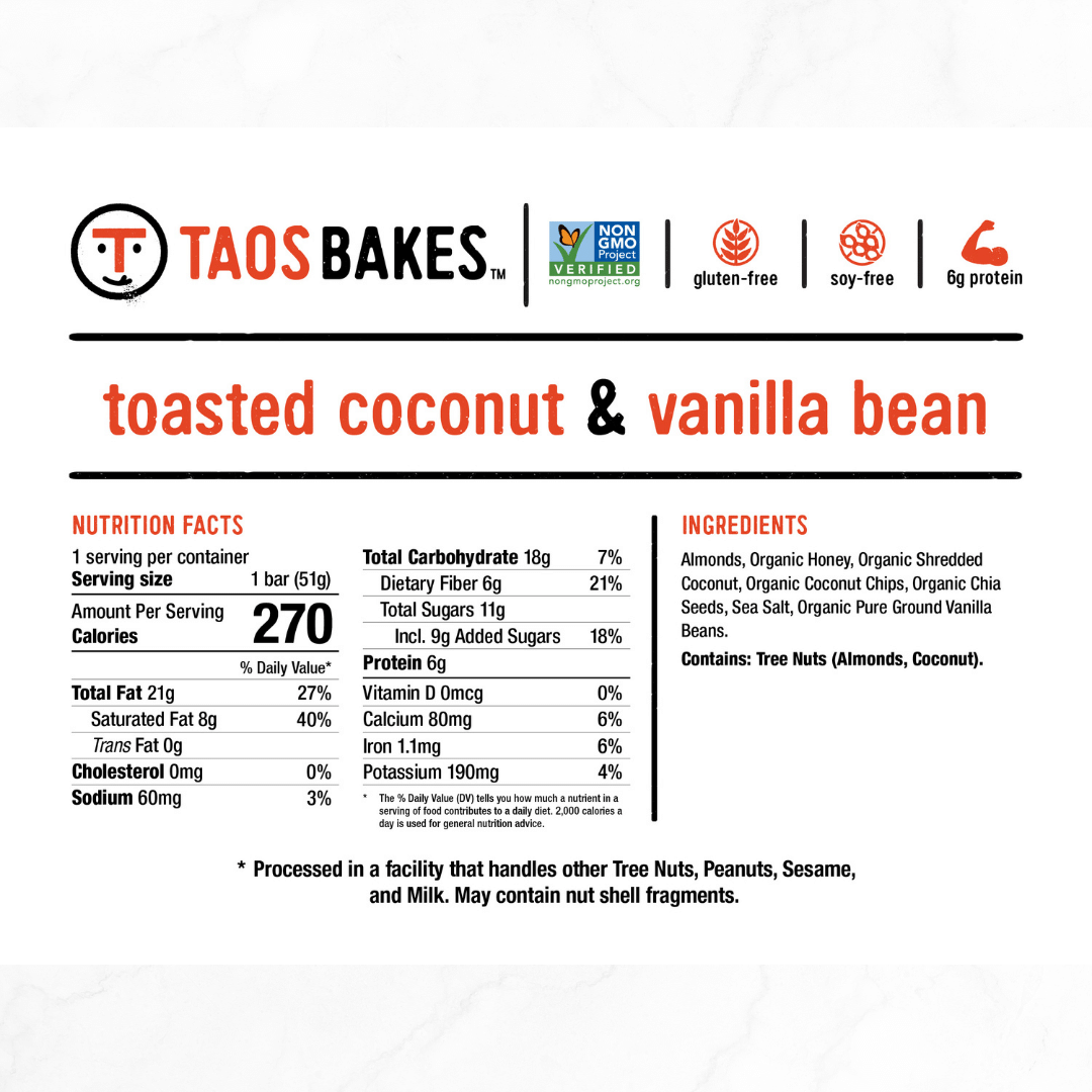 TOASTED COCONUT + VANILLA BEAN