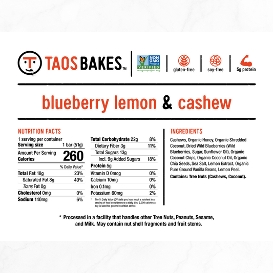 BLUEBERRY LEMON & CASHEW