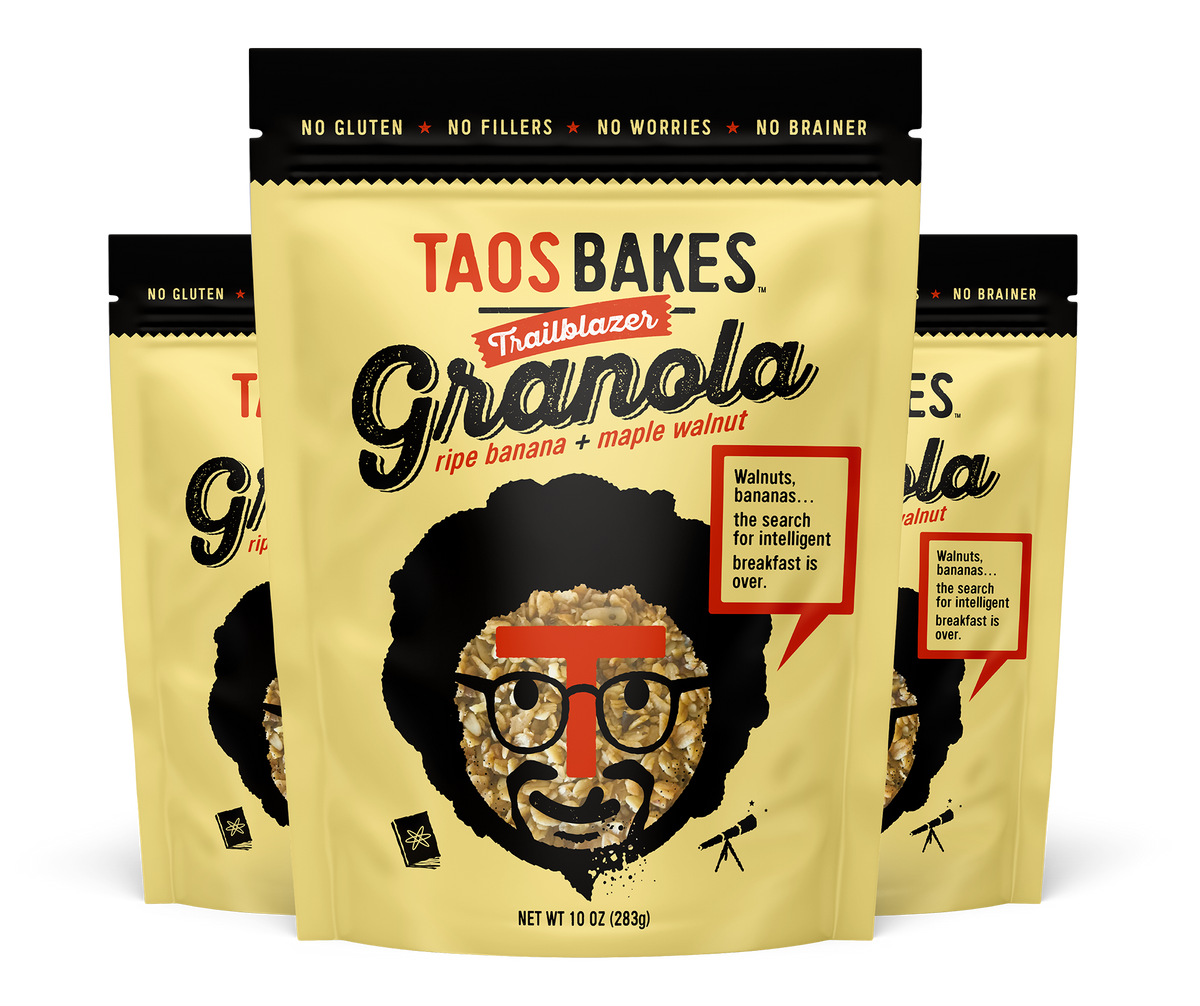 Trailblazer Granola Ripe Banana + Maple Walnut Taos Bakes