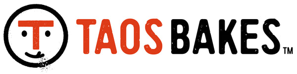 Taos Bakes Logo. Link to homepage
