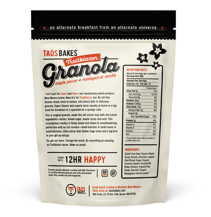 Trailblazer Granola - Maple Pecan + Madagascar Vanilla