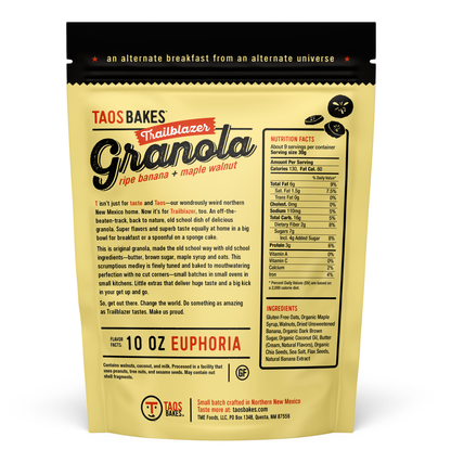 Trailblazer Granola - Ripe Banana + Maple Walnut
