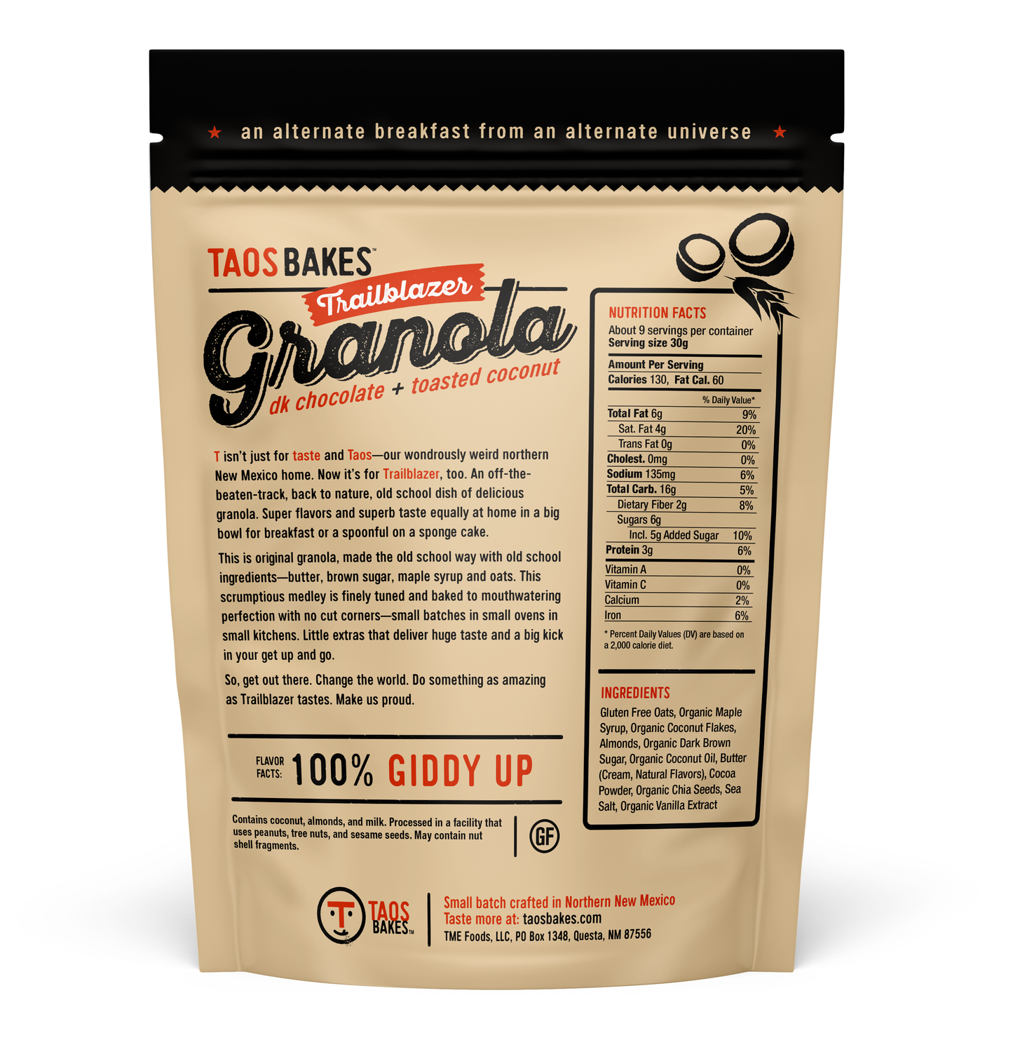 Trailblazer Granola - DK Chocolate + Toasted Coconut